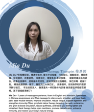 Book an Appointment with Mia Du for Chinese Massage